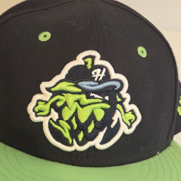 Men's New Era Navy Hillsboro Hops Authentic Collection 59FIFTY Fitted Hat Size 7 - Picture 9 of 14